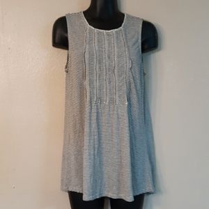 ANTHROPOLOGIE Stripe top tank sleeveless  Size XS